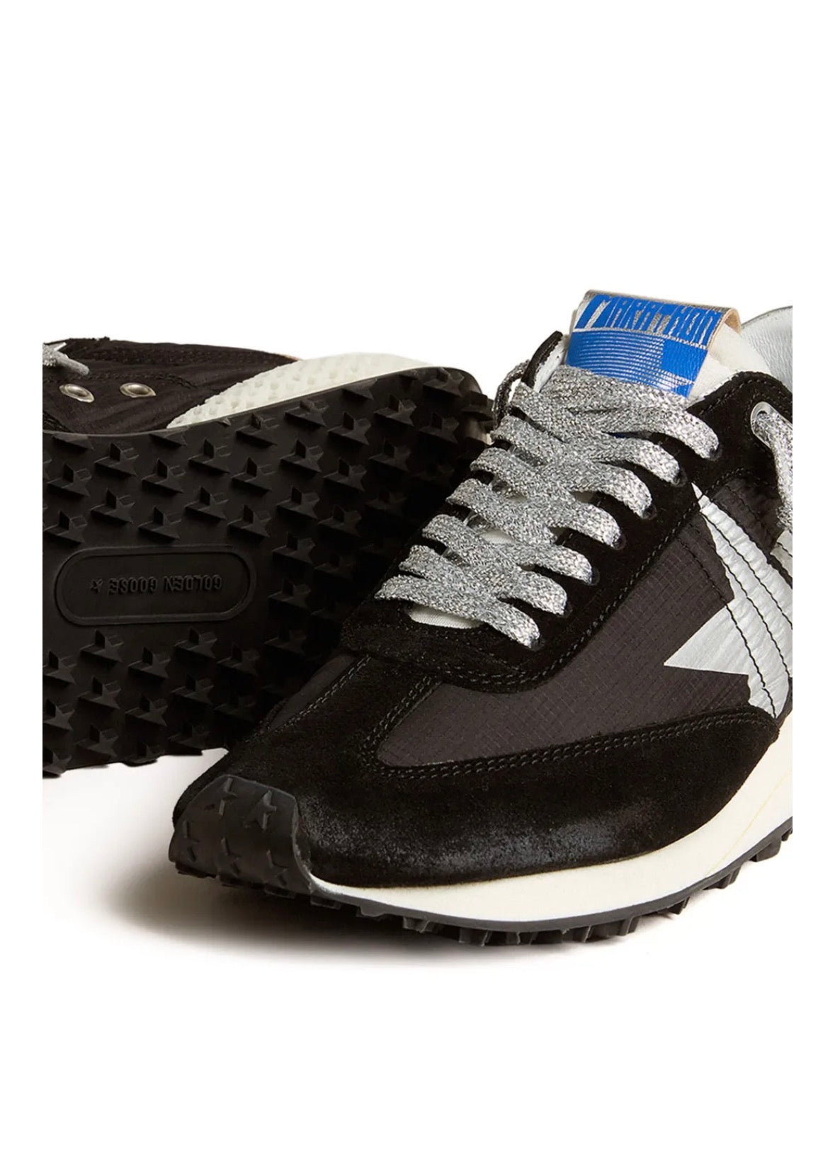 Golden Goose - marathon - black silver