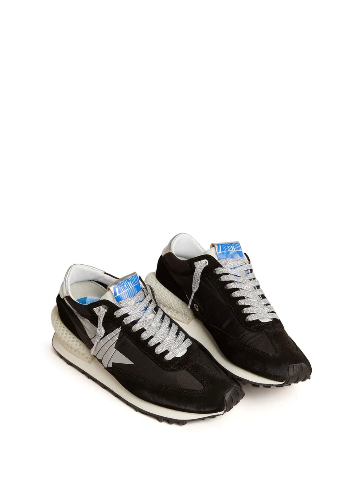 Golden Goose - marathon - black silver