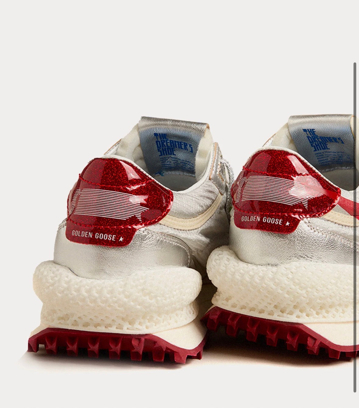 Golden Goose - marathon - silver red